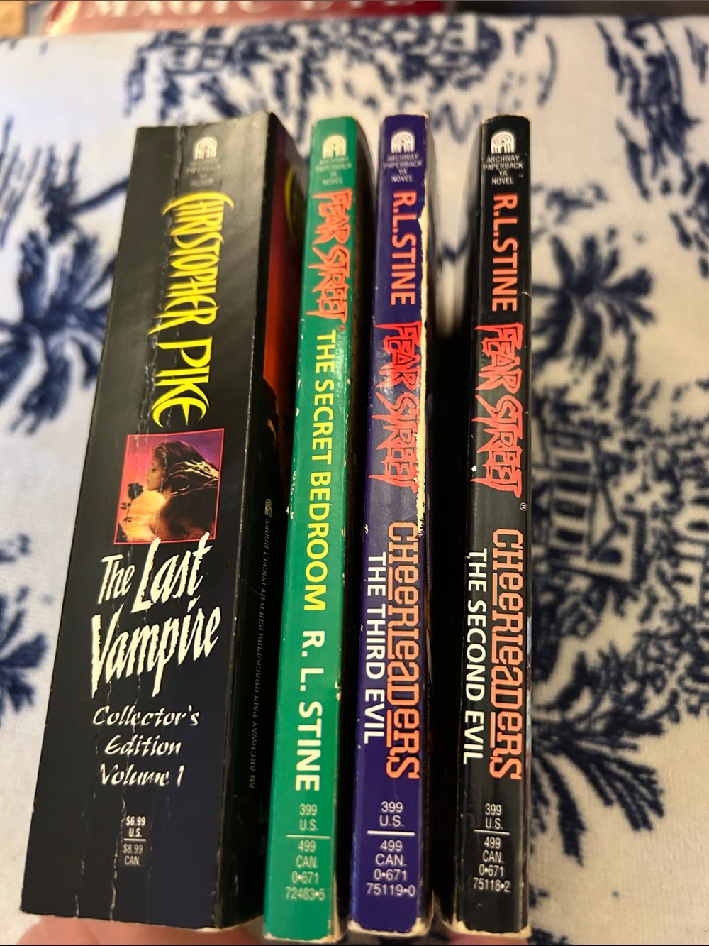 Fear Street Book lot and Christopher  Pike, the Last Vampire, R. L. Stein